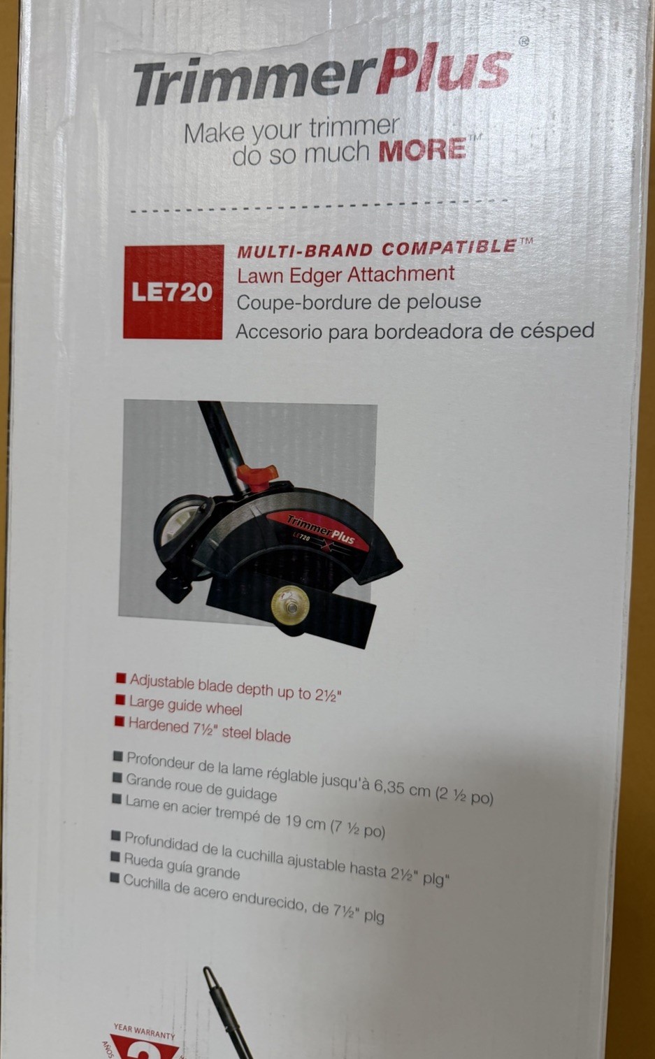 Trimmer Plus LE720-Lawn Edger Attachment-Multi Brand Compatible-41BJLE-C902 gallery
