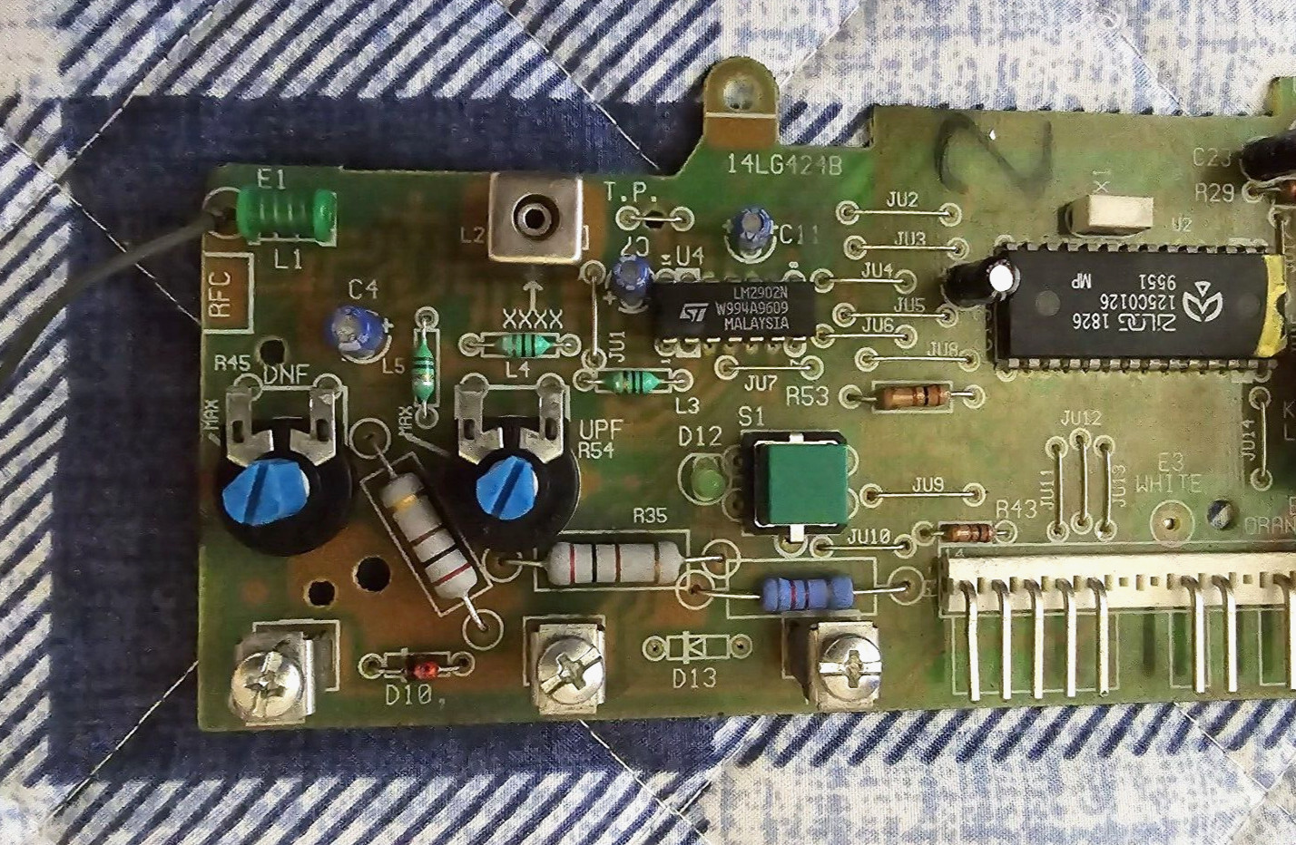 Liftmaster /Chamberlain Circuit Board Green Learn Button 41A4252-7 BOARD ONLY. gallery