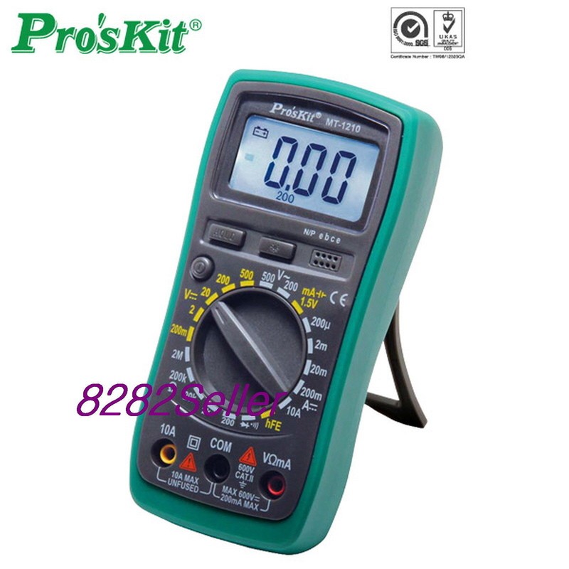 ProsKit (MT-1210) 3 1/2 Compact Digital Multimeter Test Instruments backlight gallery