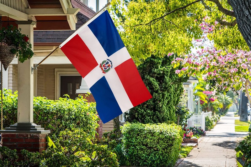 DANF Dominican Flag 3x5 Foot Polyester Bandera De Republica Dominicana National gallery