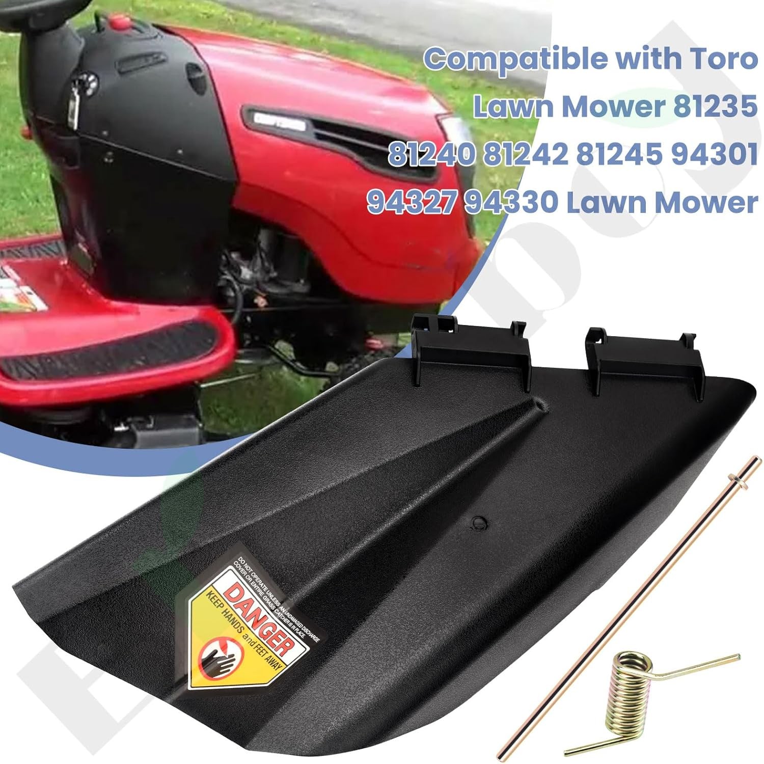 NEW FOR TORO PART # 93-0317 DEFLECTOR ASSEMBLY; REPLACES 88-4550 W gallery