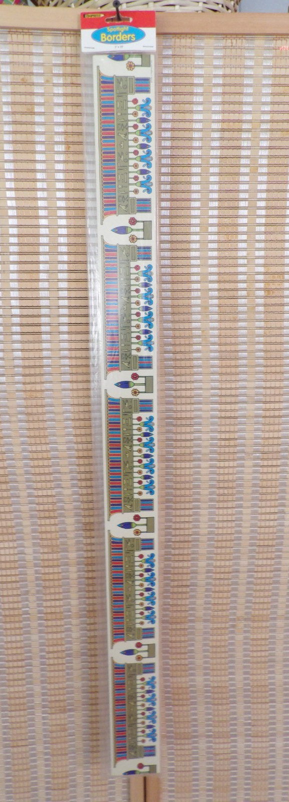 Highsmith Egyptian Hieroglyphics & Lotus Flowers Classroom Border 3"x39' gallery