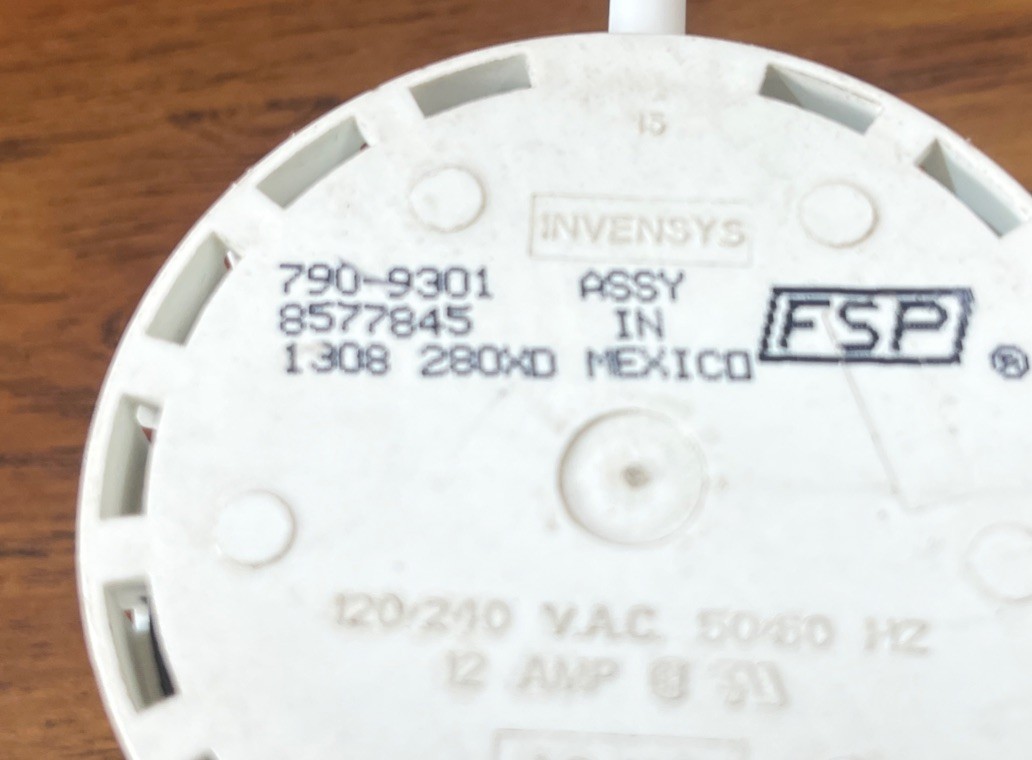 KENMORE WASHER SWITCH PART # 8577845 gallery