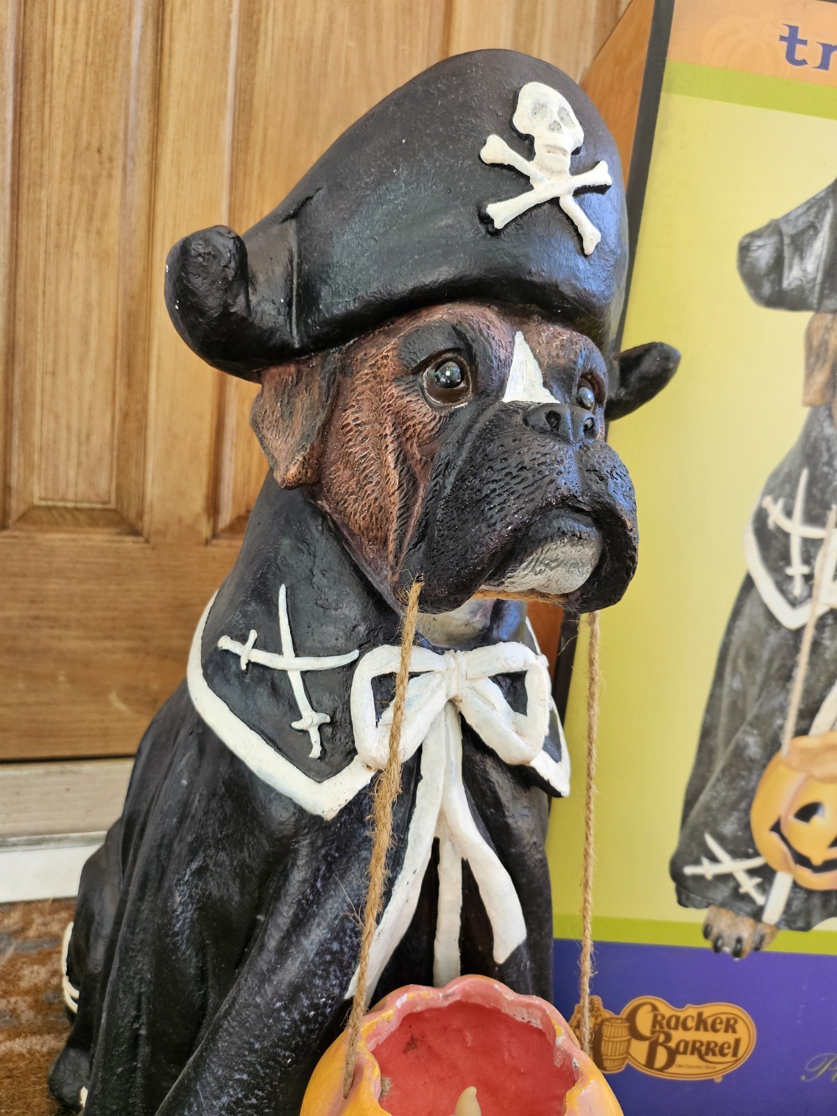 Cracker Barrel Pirate Boxer Statue 22" Halloween Outdoor Decor gallery