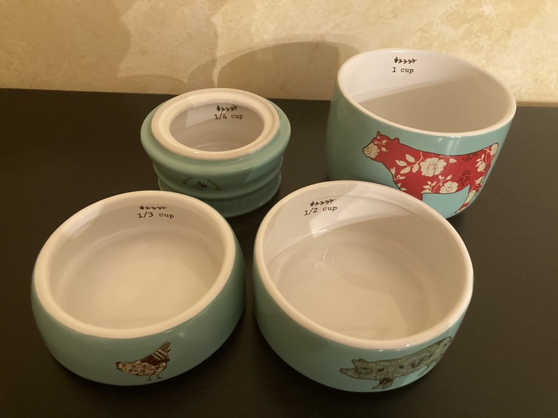 Live Simply Farmhouse Stackable Ceramic Measuring Cup Set Of 4 By Amylee Weeks gallery