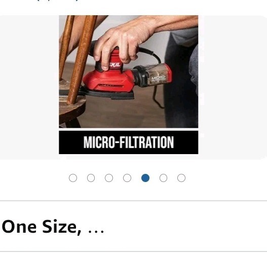 SKIL Corded Multi-Function Detail Sander with Micro-Filter One Size, Multi gallery