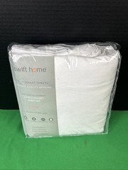 Swift Home Smart Sheet Set With 8″ Side Storage Pockets