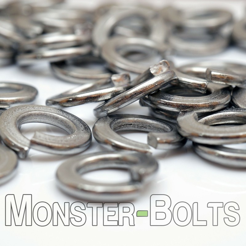 SAE Stainless Steel Split Lock Washers - #2 #4 #6 #8 #10 1/4" 5/16" US Inch 18-8 gallery