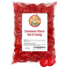 Cinnamon Discs Hard Candy – Bulk 2 Pounds Individually Wrapped Red 2 Pound