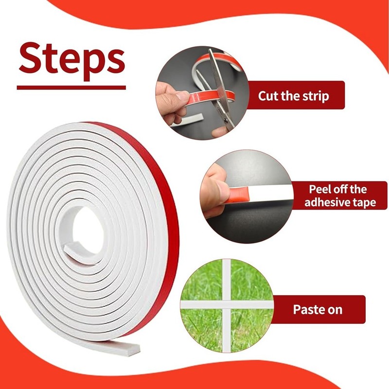 5 Rolls Total Window Grille Inserts Grid Kit Self Adhesive Peel and Stick4744 gallery