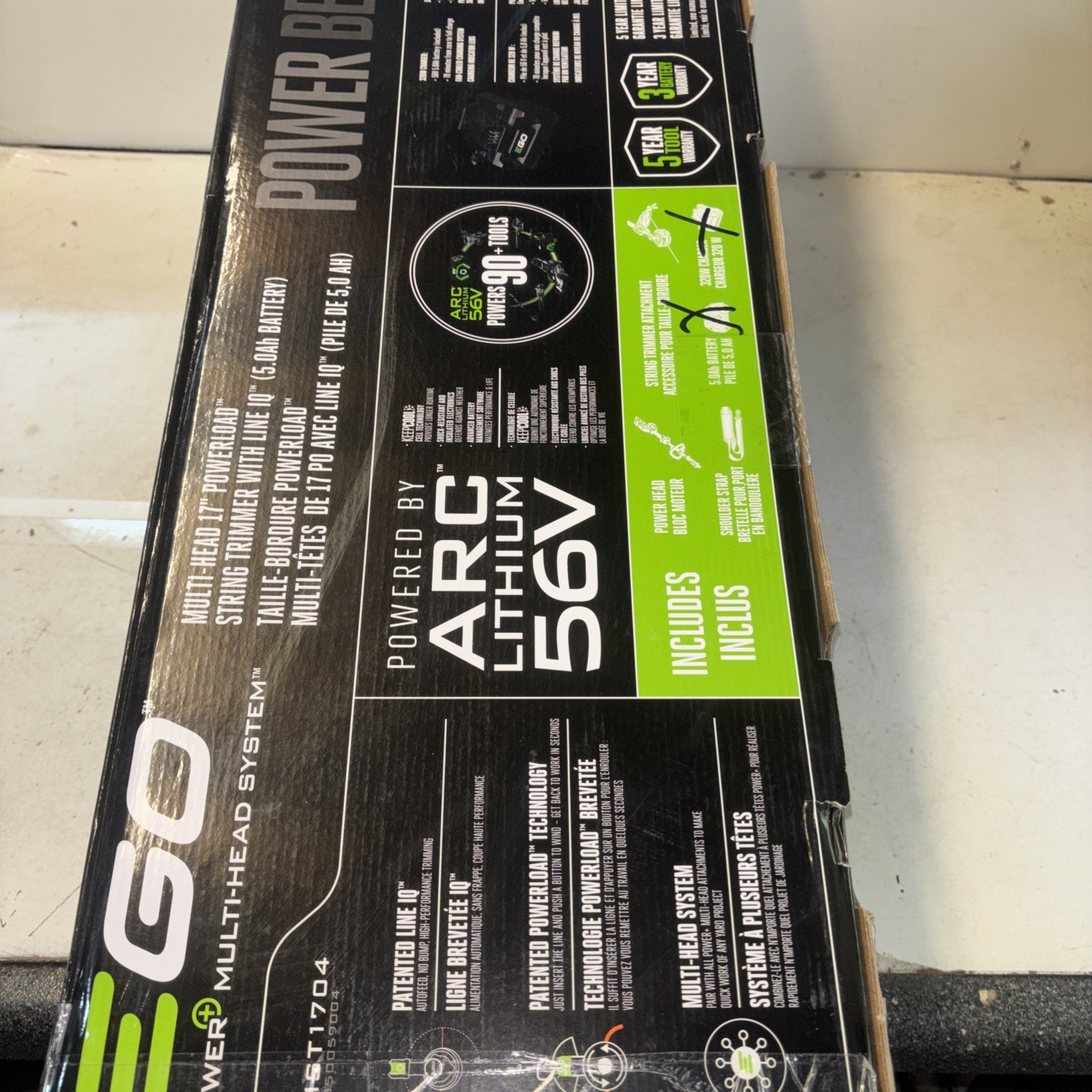 EGO 56V Multi -Head System w/LINE IQ, POWERLOAD 17-in Straight.TOOL ONLY.00002 gallery
