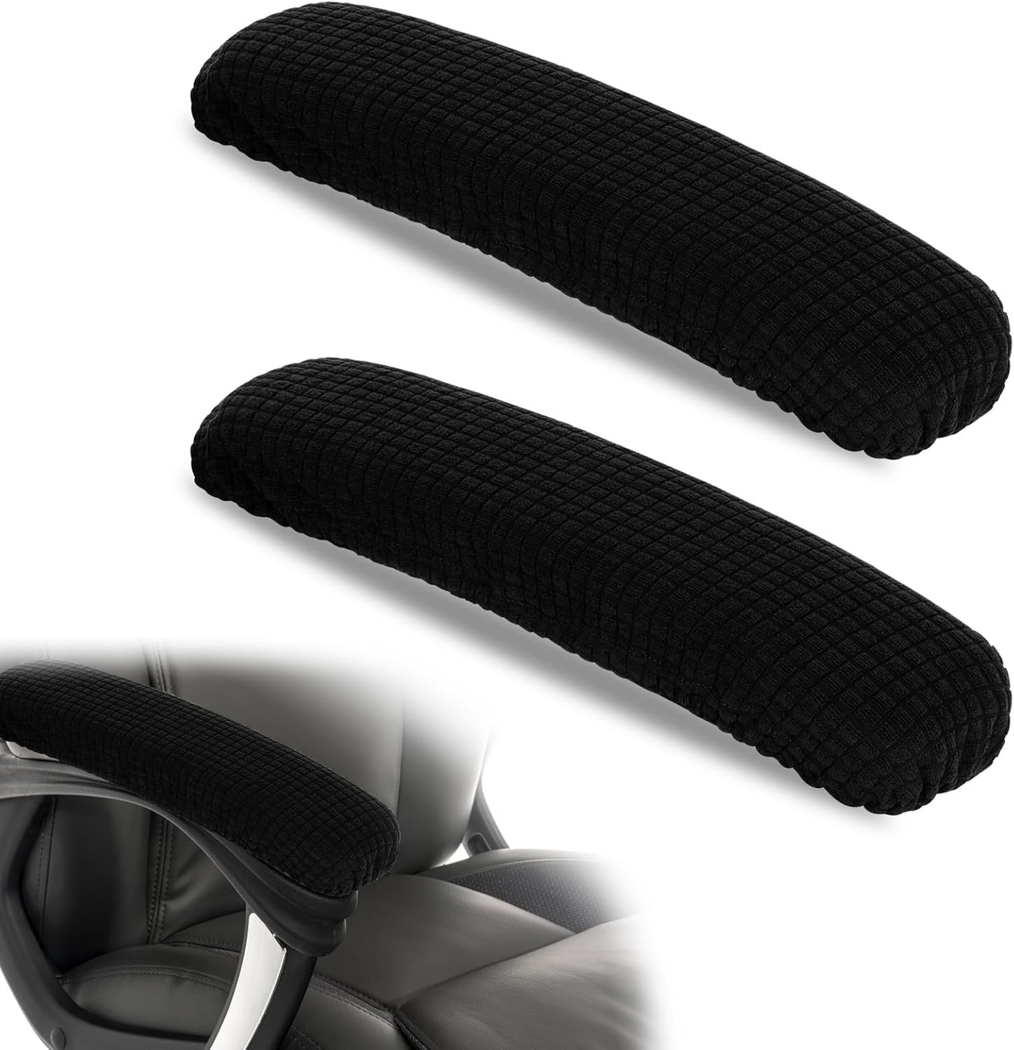 2PCS Office Chair Arm Covers Stretchable Washable Armrest Pad Protectors New USA gallery
