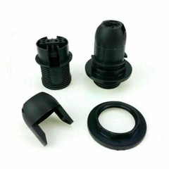 Half-tooth standard plastic Screw Cap Holder LED Lamp Plastic E14 Card type