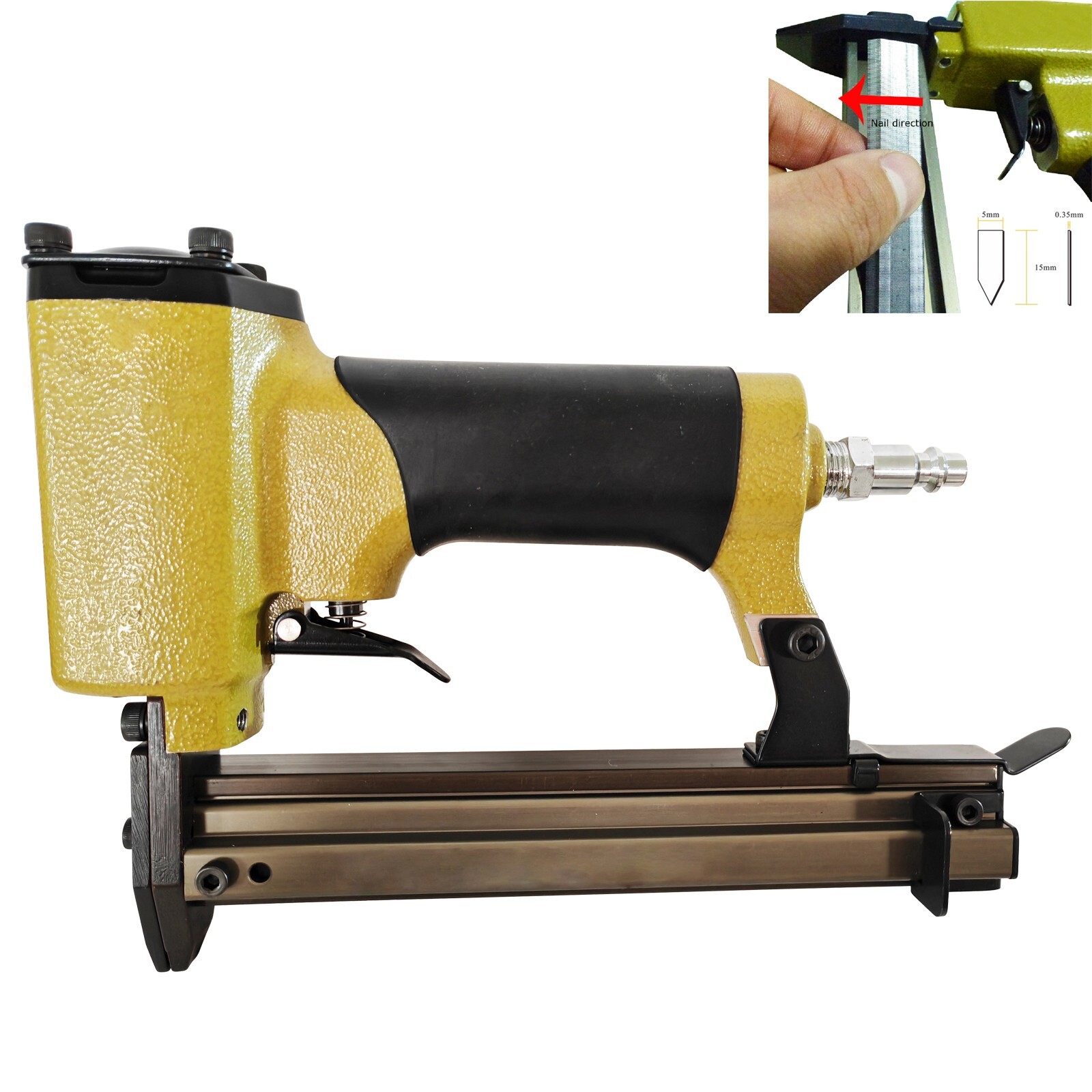 P515 Portable Pneumatic Nail Gun Point Driver for Photo Frame Fixing4-7kg/cm2 gallery