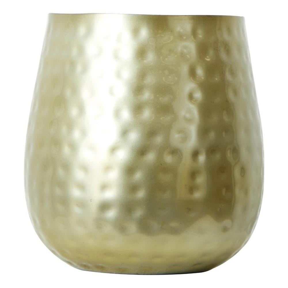 Nearly Natural 65" Oval Shaped Iron Planter in Gold gallery