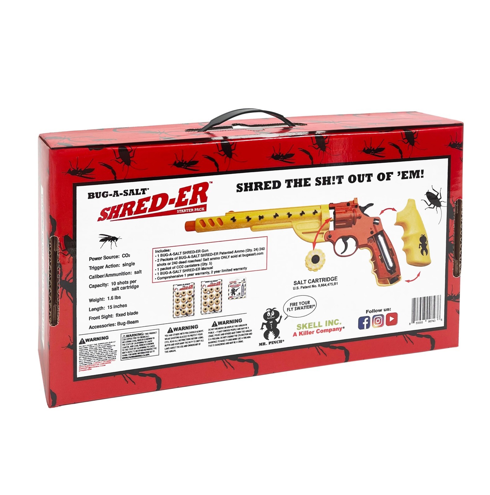 Bug-A Salt Shred Er Starter Kit For Adults Bug Eliminator CO2 Powered gallery