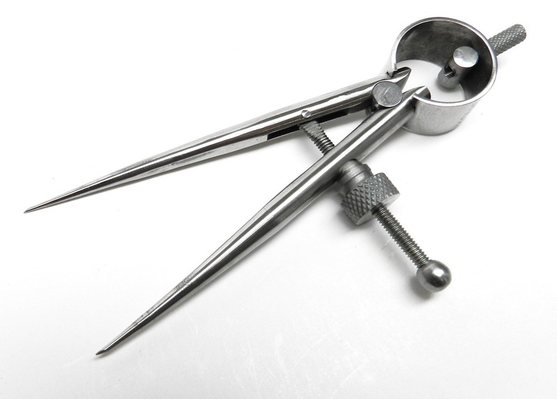 Divider Mini Round Leg Spring Dividers Layout Compass Tool Jewelry Hobby PEGASUS gallery