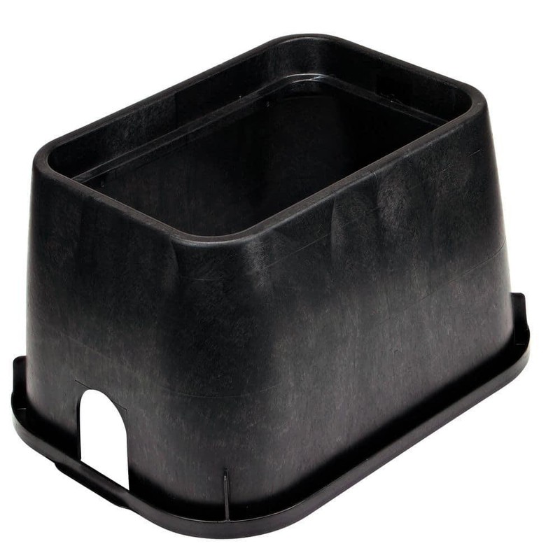 14 in. X 19 in. Rectangular Valve Box and Cover, Black Box, Green ICV Coverr gallery