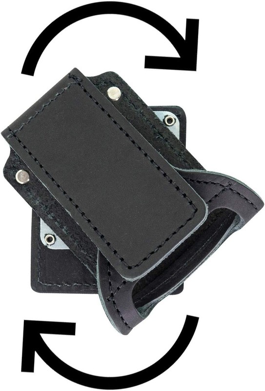 LINE2design Fire Axe Holder – Firefighter Heavy Duty Leather Axe Cradle - Black gallery