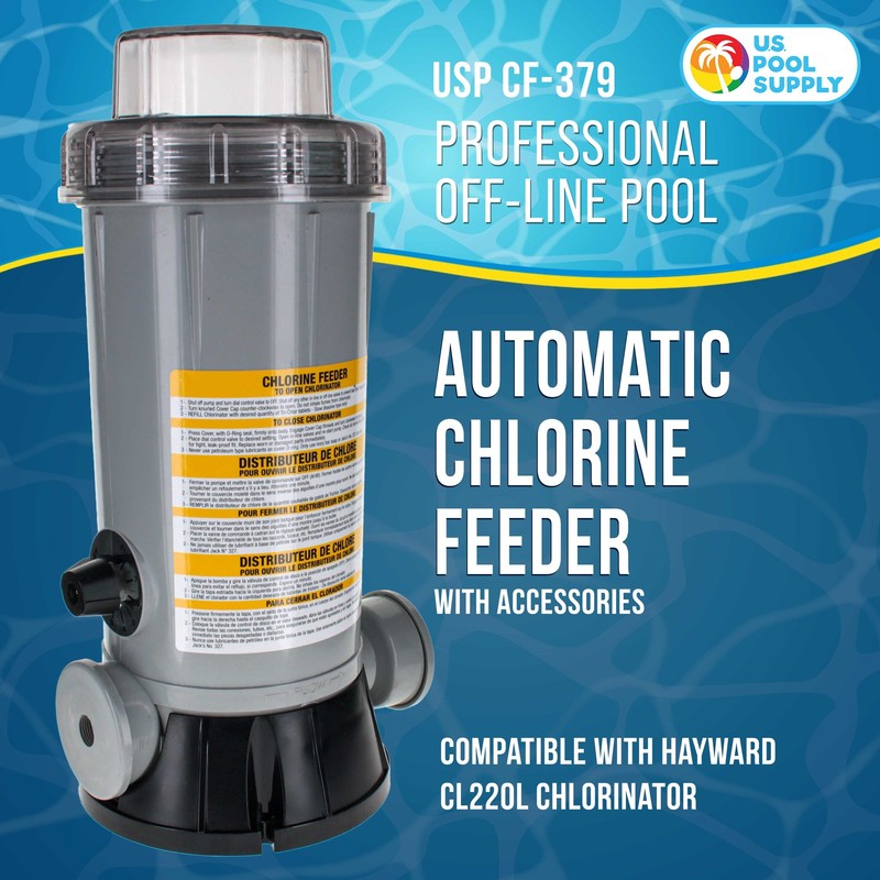 Professional Off-Line Pool Automatic Chlorine Feeder - 9 lb Chemical Capacity gallery