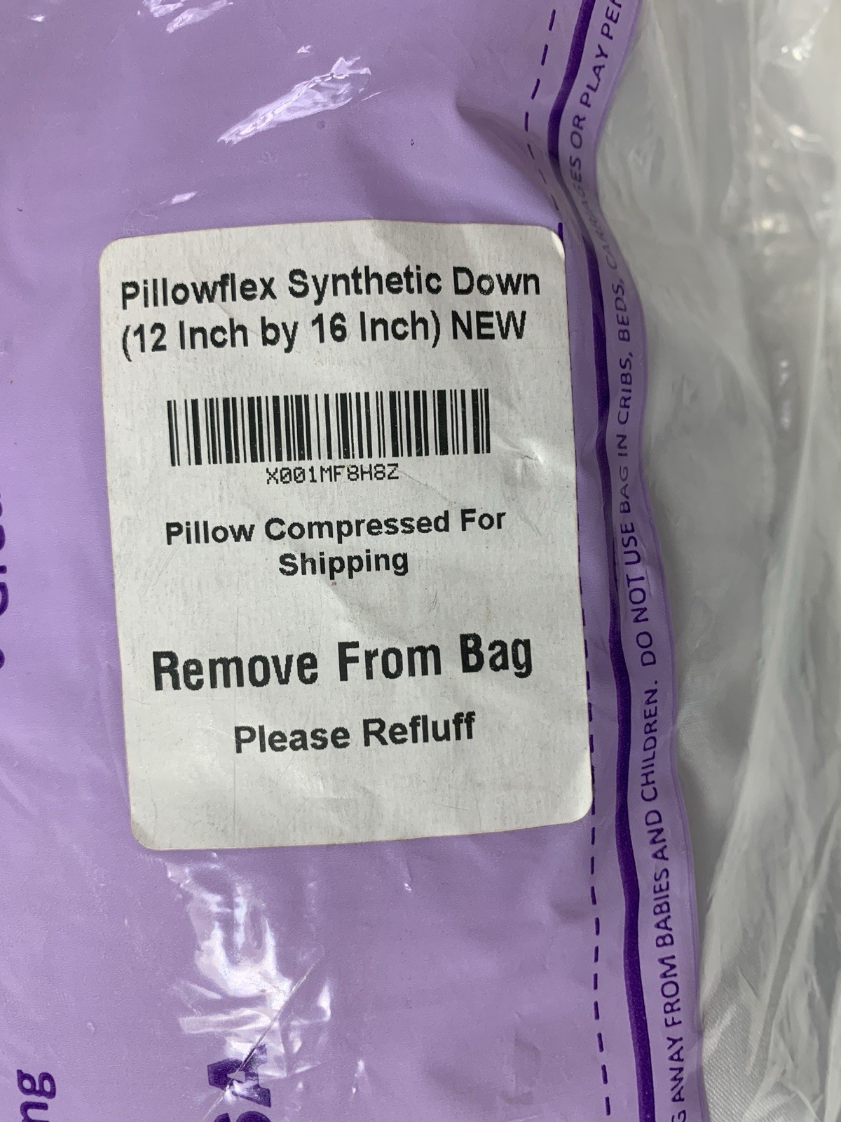 Pillowflex Synthetic Down Pillow Insert 12 x 16 Down Alternative Pillow Travel gallery