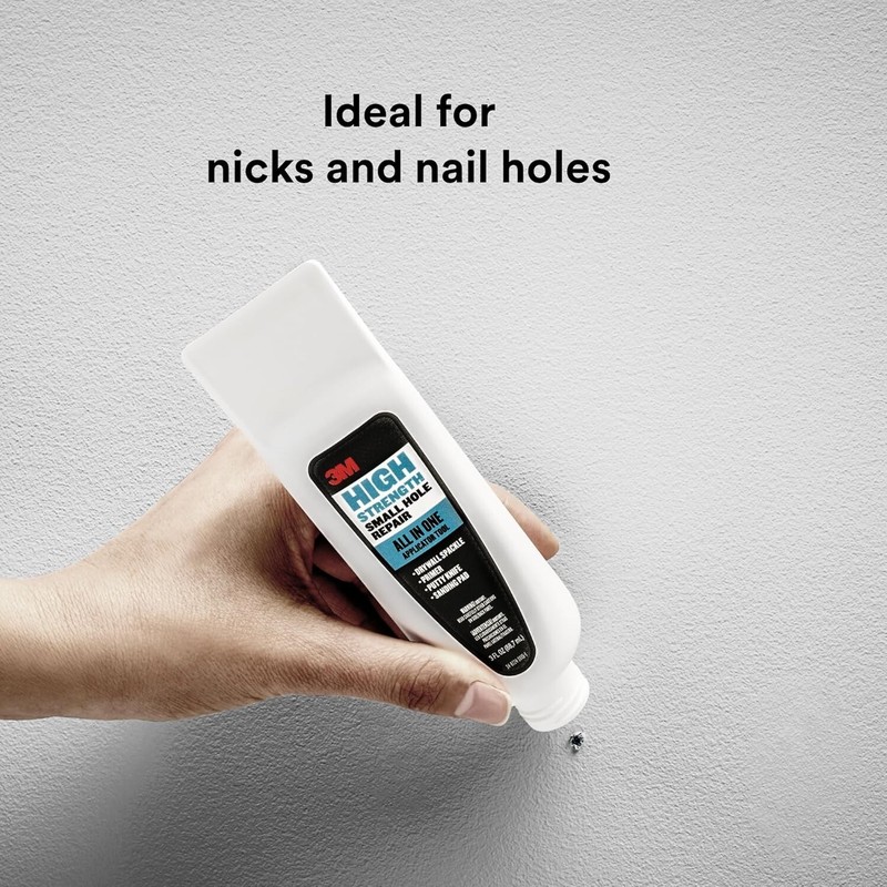 2 Pack - 3M High Strength Small Hole Repair, All in One Applicator Tool Spackle gallery