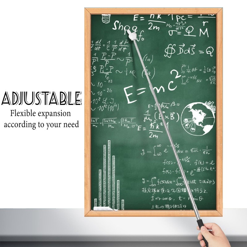 2 Pack Telescopic Teachers Pointer Extendable Hand Pointer Finger Pointer Stick gallery