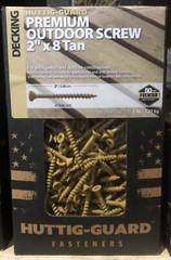 5 Lbs. Huttig-Guard 2” x #8 Pro Outdoor Decking Screw T-20 Star Drive TAN