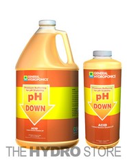 General Hydroponics pH Down 32oz Quart / 1 Gallon -buffer gh adjuster hydroponic