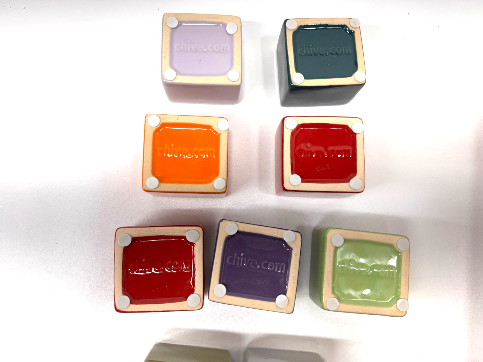 Chive.com Cube Ceramic Bud Herb Flower Vase Pick One 2.5" x 3" x 2” Pick 1 gallery