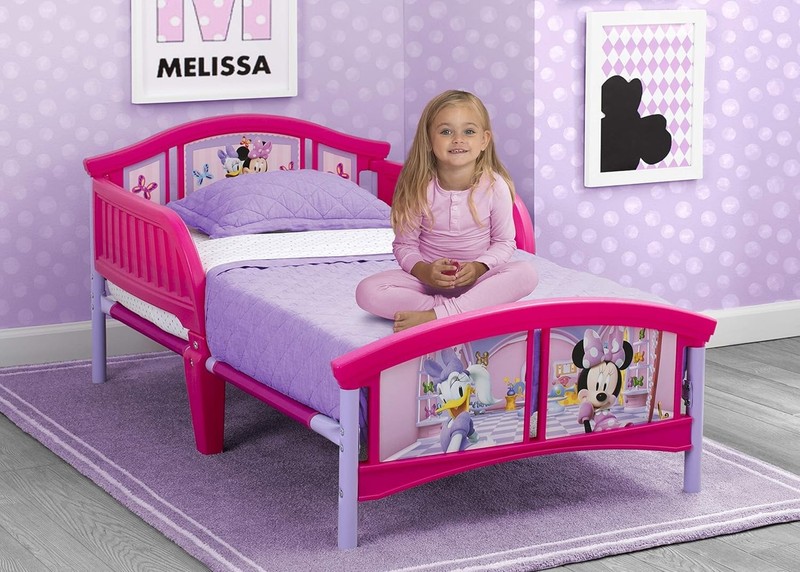 Plastic Toddler Bed, Disney Minnie Mouse gallery