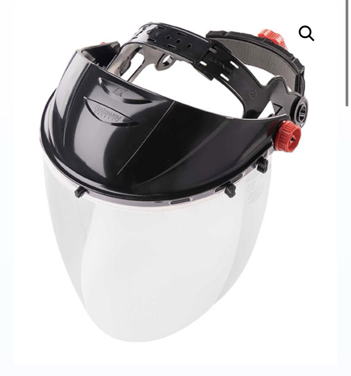 Gateway Safety Venom Visor Face Shield Combo, 699, Black, Clear Visor gallery
