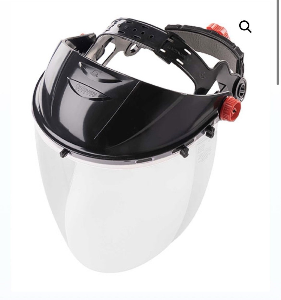 Gateway Safety Venom Visor Face Shield Combo, 699, Black, Clear Visor