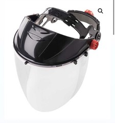 Gateway Safety Venom Visor Face Shield Combo, 699, Black, Clear Visor