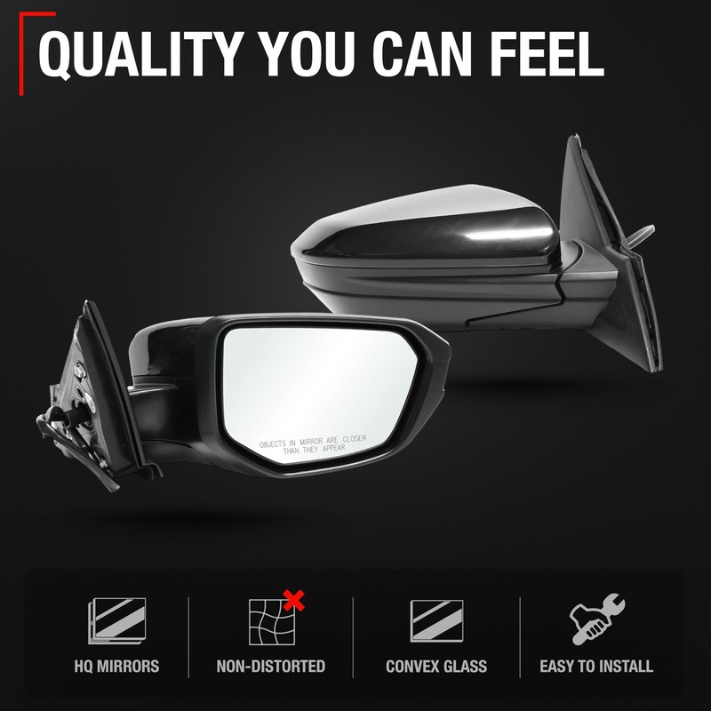 Passenger Side Mirror Replacement - Compatible with 2016-2021 Honda Civic - P... gallery