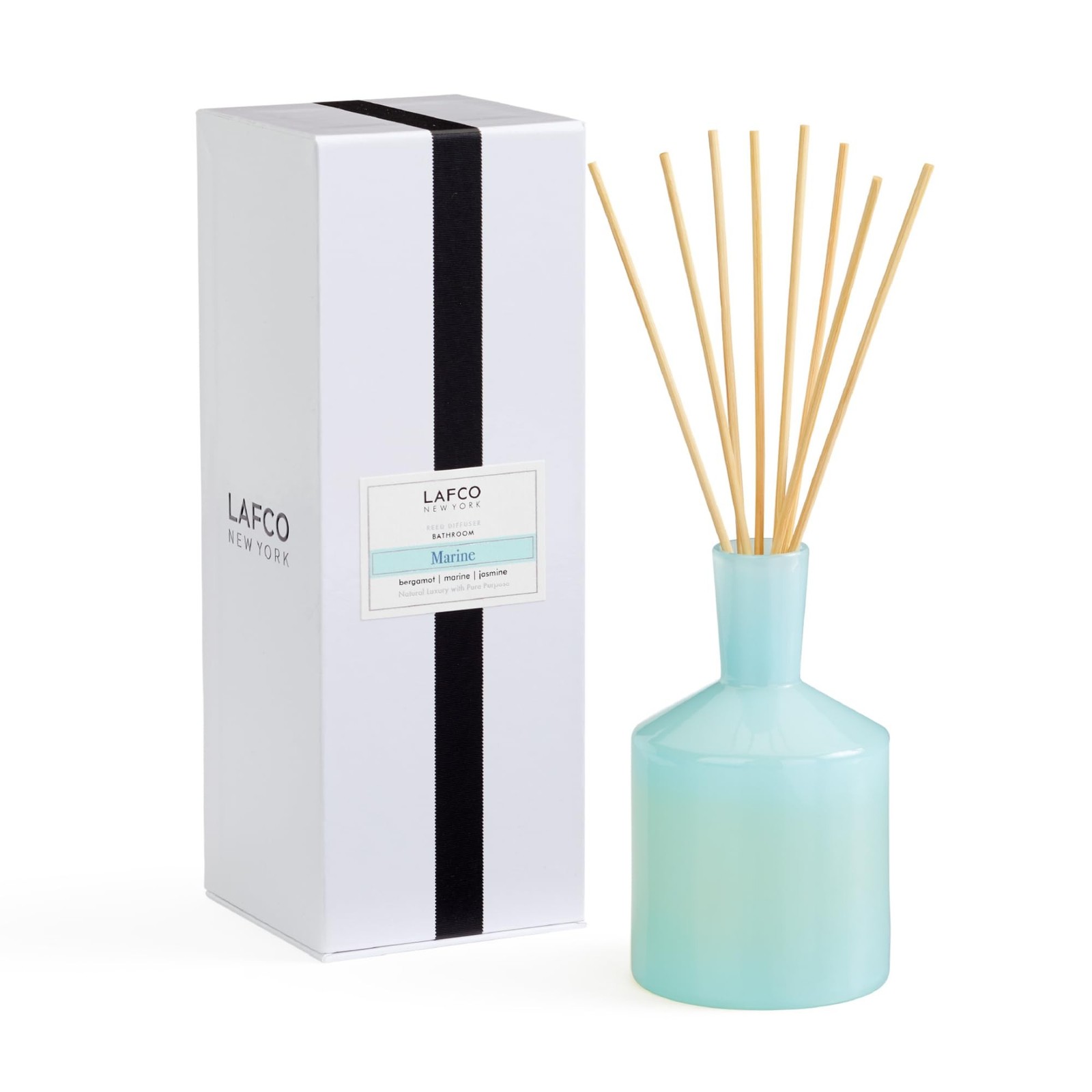 LAFCO New York Classic Reed Diffuser, Marine - 6 oz - Up to 3 Months Fragranc... gallery