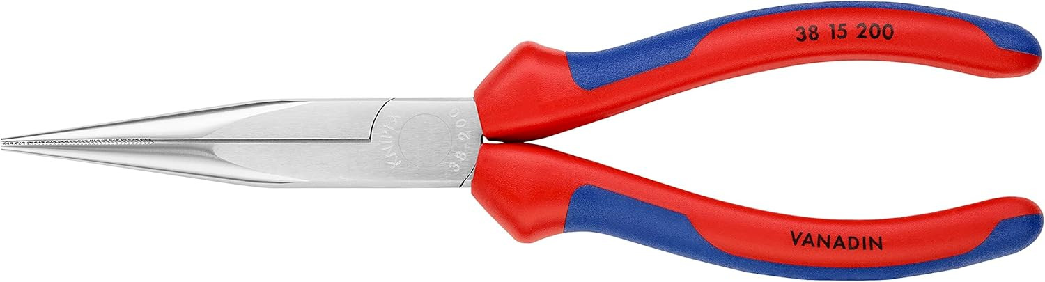 KNIPEX - 38 15 200 Tools - Long Nose Pliers Without Cutter, 8 inches, Multi gallery