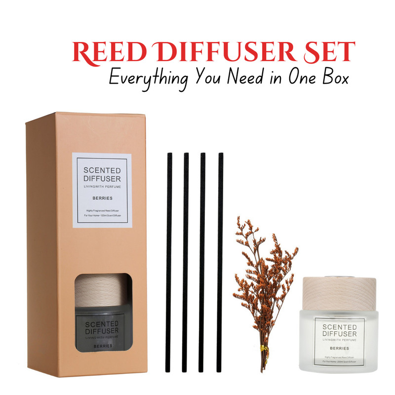 SINT Home Fragrance Reed Diffuser – 200 ml with 4 Reed Sticks gallery