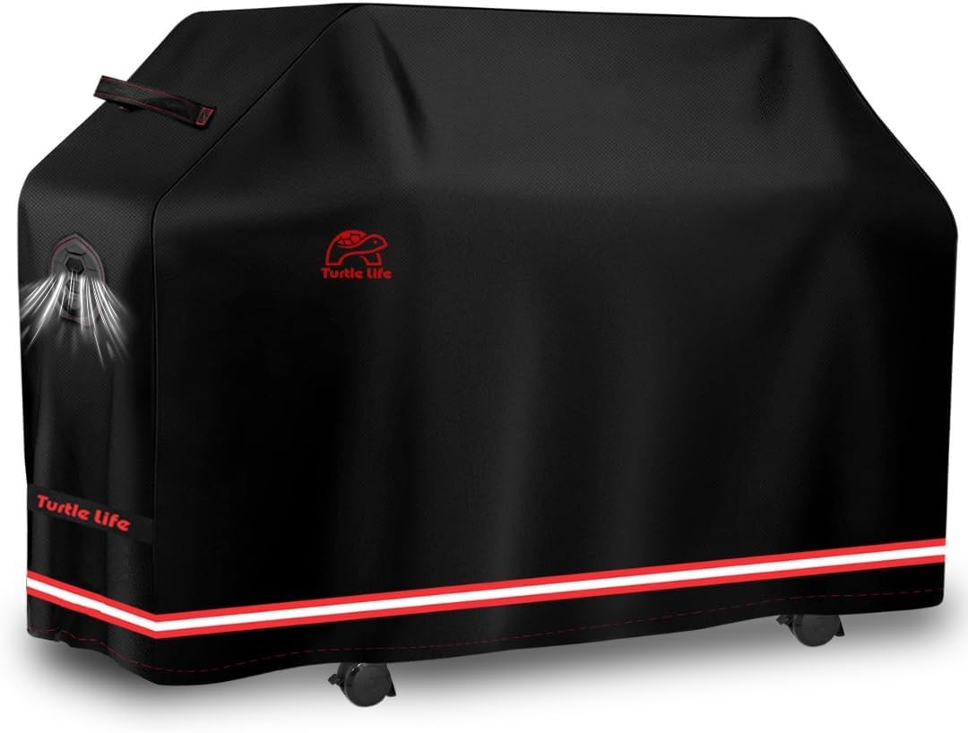 BBQ Grill Cover,76-83 Inch Adjustable Heavy Duty Waterproof 6 or More Burner Bar gallery