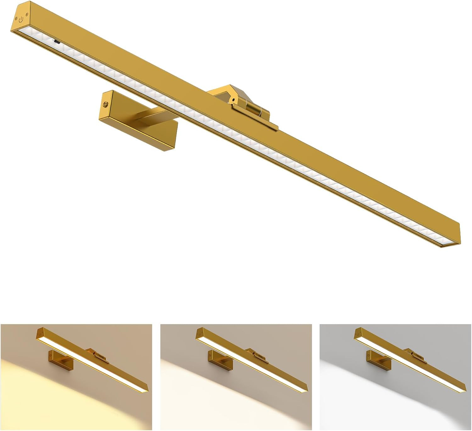 Picture Lights for Wall, Battery Operated Picture Light 24In Gallery Light for P gallery