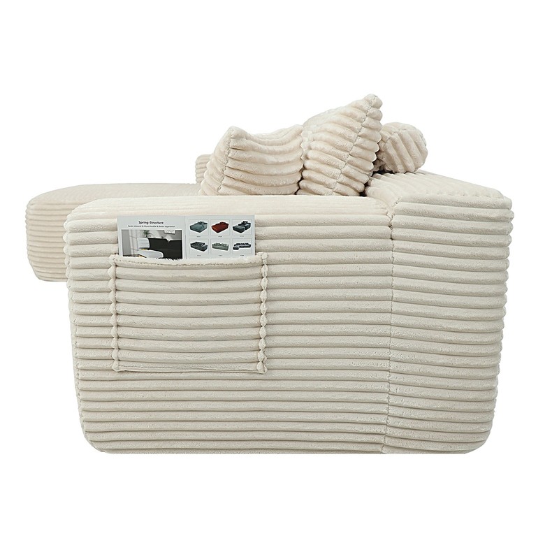 New L Shaped Modular Sectional Sofa Modern Compressed Cloud Couch for Home gallery