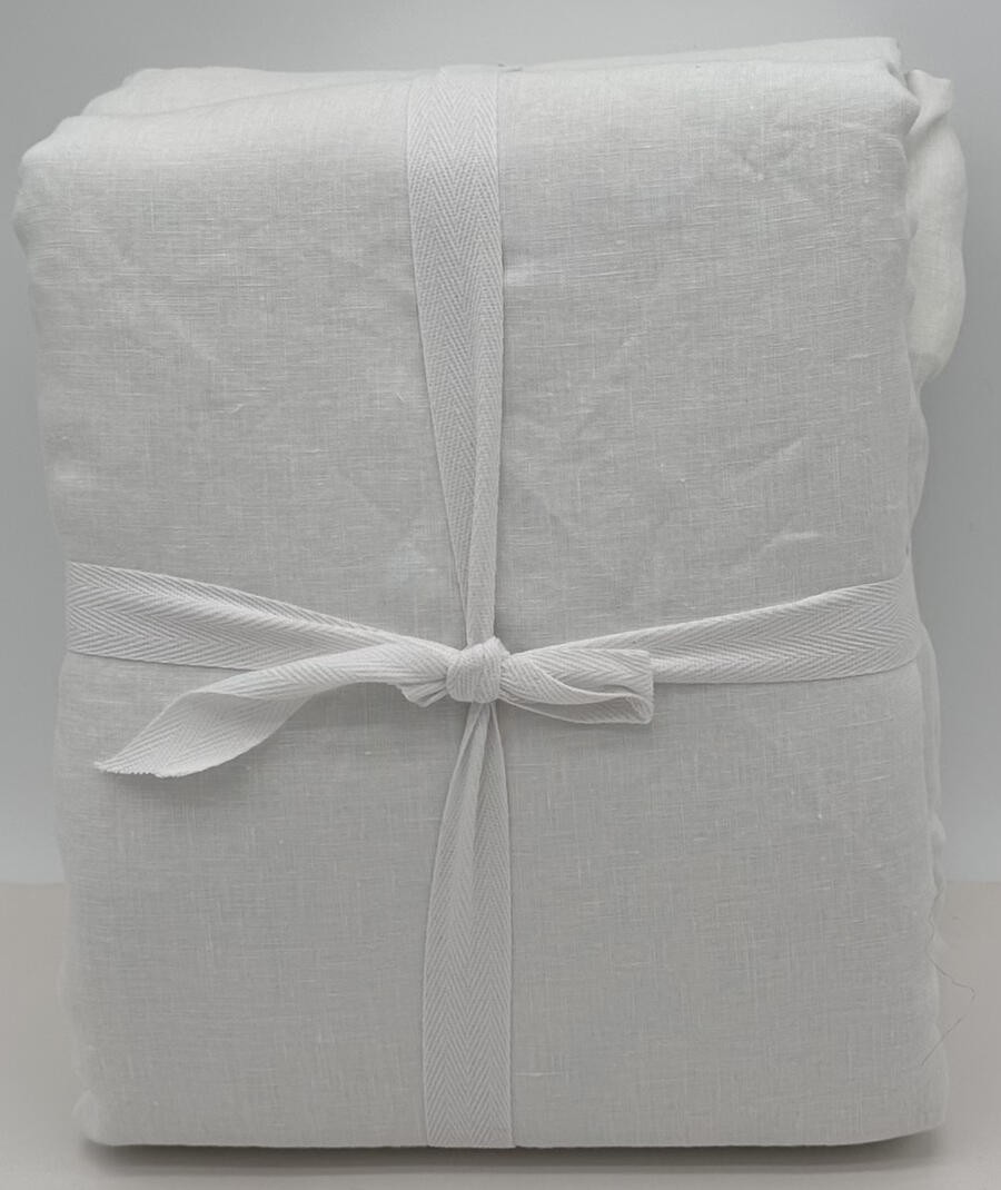 Pottery Barn Belgian Flax Linen BLACKOUT Drape Curtain 100 x 84 White gallery