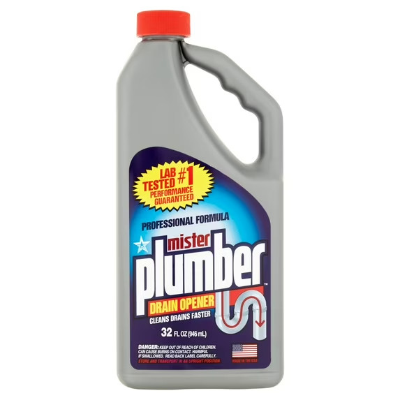 Mister Plumber Professional Formula Drain Opener Liquid 32 fl oz Scent Free gallery