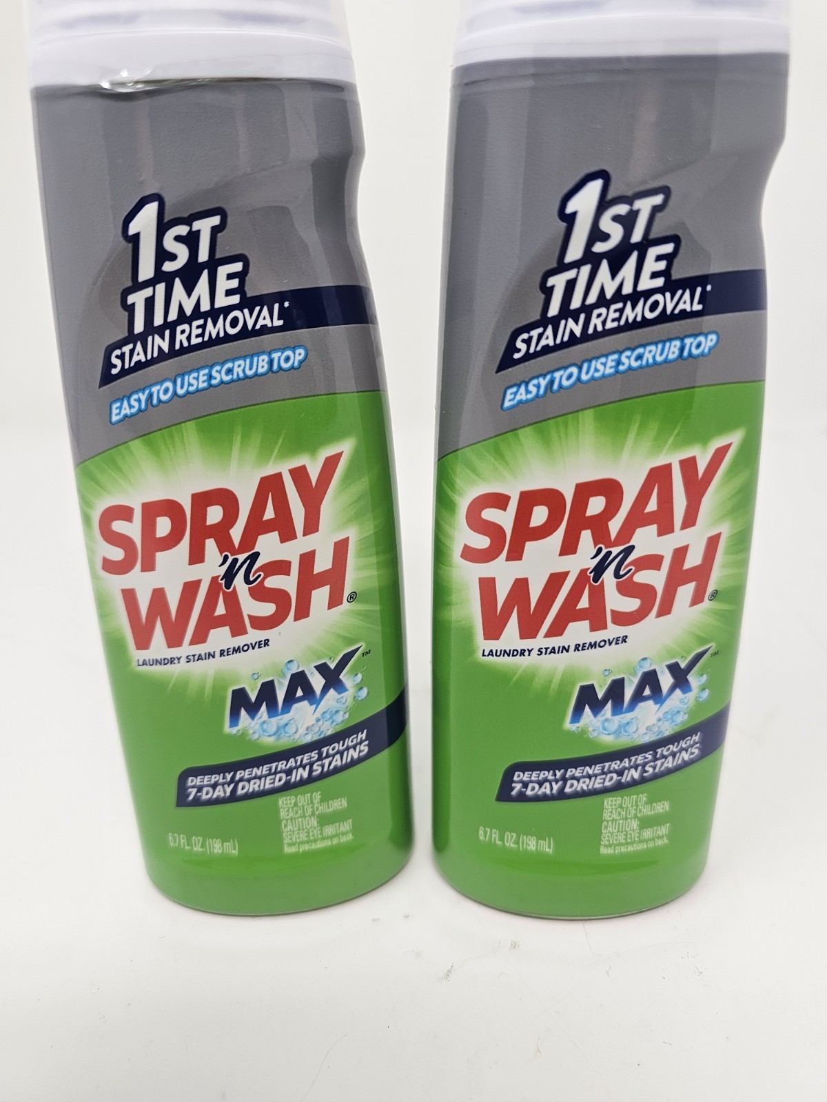 (2) Spray n Wash Max Laundry Stain Remover Gel Stick, Easy To Use, Scrub Top gallery