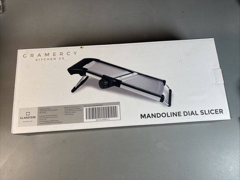 Gramercy Kitchen Co Adjustable Mandoline Dial Slicer - Stainless Steel w/ Box gallery