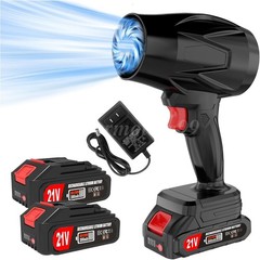 Cordless Leaf Blower 500CFM/150MPH Electric Leaf Blower 1 or 2 Batteries 80m/s