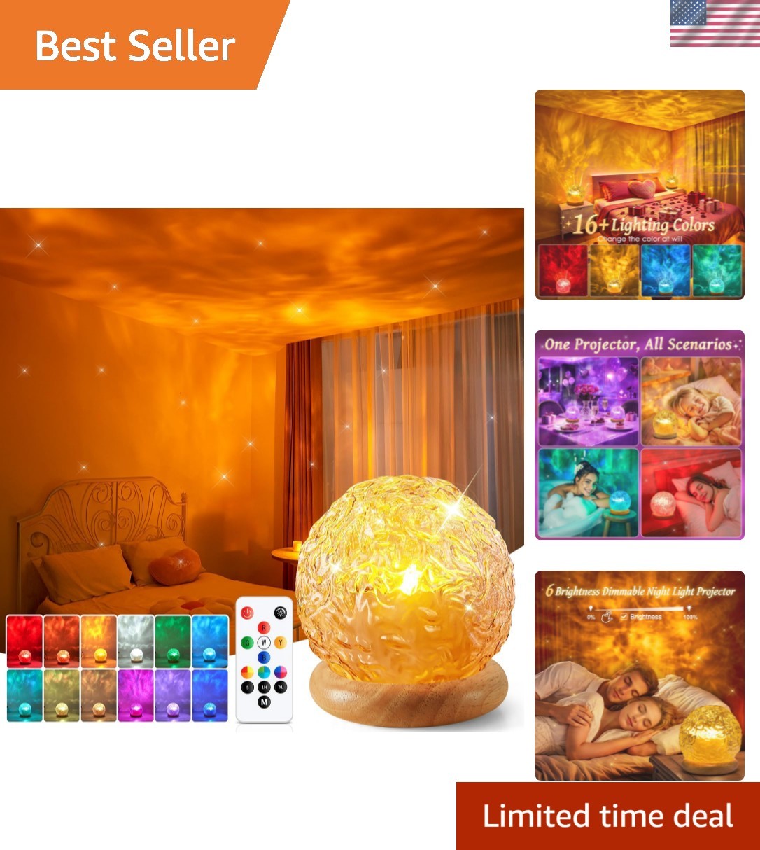 Ambient Lighting, 216 Modes Mood Lighting, 3-in-1 Sunset Lamp & Ocean Lamp & ... gallery