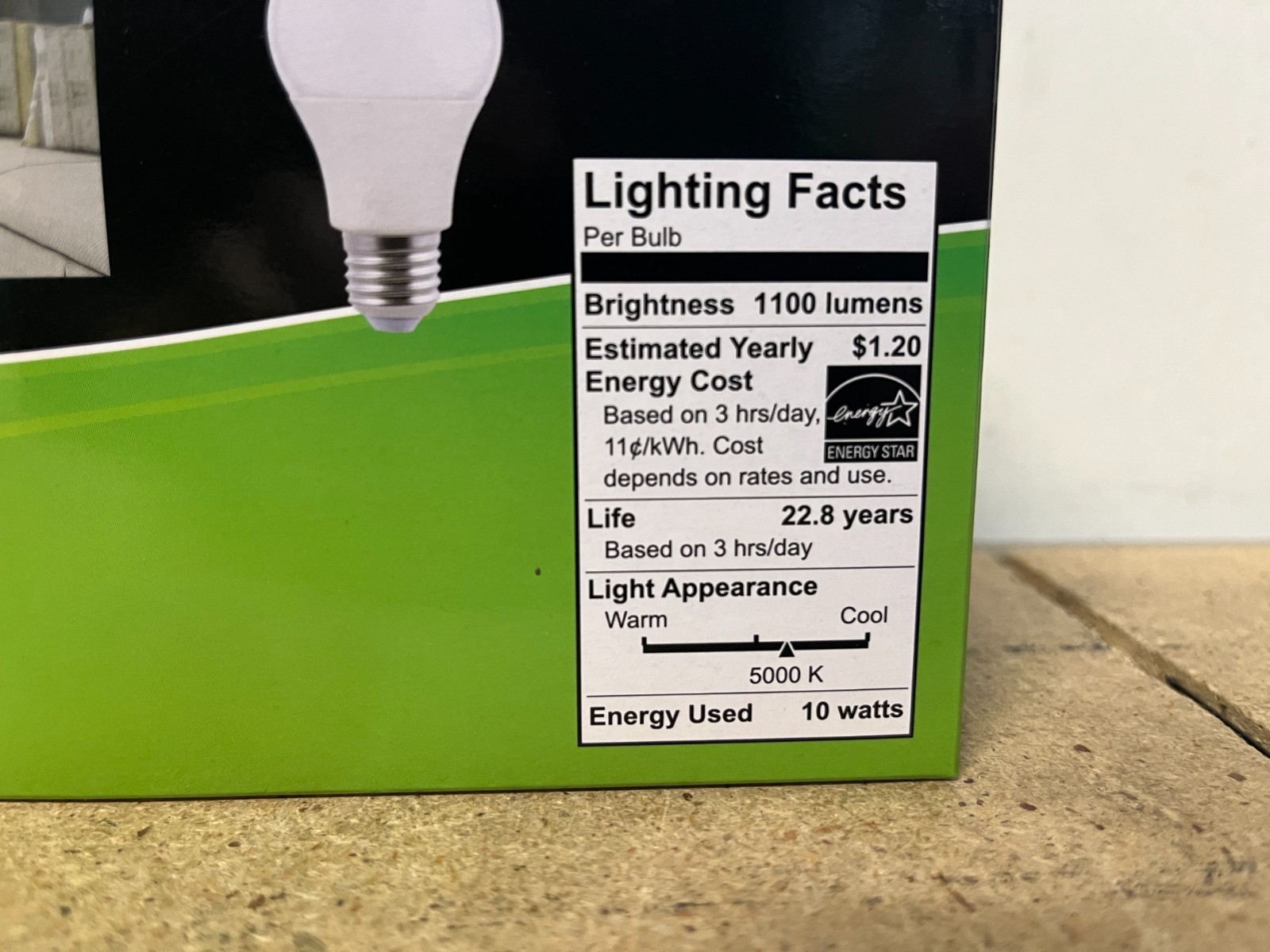 4-768 Pack Maxlite LED Light Bulbs 10W = 75W Watt A19 Daylight 5000K Dimmable gallery