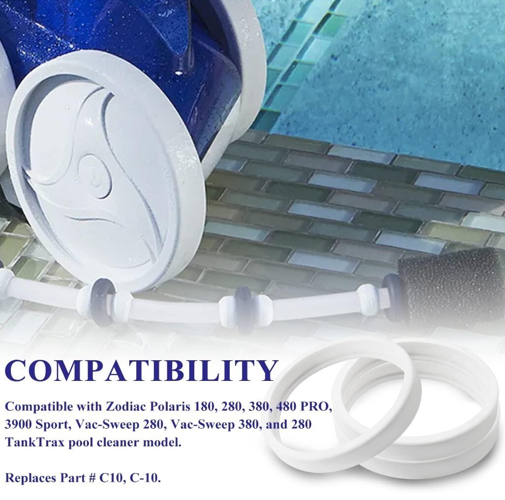 3 PK Pool Cleaner Tire C10 C-10 For Zodiac Polaris 180 280 360 380 Pool Cleaner gallery