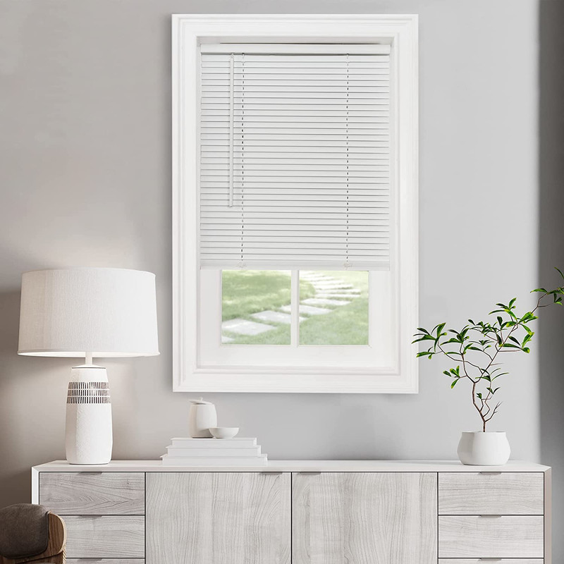 Cordless Light Filtering Mini Blind - 22 Inch Width, 64 Inch Length, 1" Slat Siz gallery